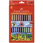 FABER-CASTELL24色握得住可擦拭蠟筆 - 圖片 1