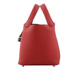 【HERMES】Picotin Lock 18cm PM手提小水桶(朱砂紅)/平行輸入 - 圖片 2
