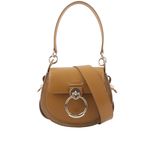【CHLOE'】Tess Small Bag 小牛皮拼麂皮肩背/斜背二用包(陶棕色)/平行輸入 - 圖片 1