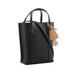 【TORY BURCH】Perry 荔枝皮革三層迷你托特包(黑色)/平行輸入 - 圖片 2