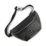 【FENDI】FF Logo Shadow 皮革腰包(黑色)/平行輸入 - 圖片 5