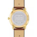 COACH Elliot C字皮帶女錶-金面咖啡皮帶 14504201 - 圖片 3