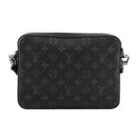 【Louis Vuitton】Monogram TRIO 三合一郵差包(黑灰色) M69443/平行輸入 - 圖片 3