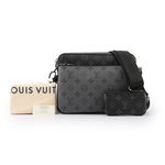 【Louis Vuitton】Monogram TRIO 三合一郵差包(黑灰色) M69443/平行輸入 - 圖片 7