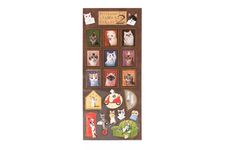日本 Pottering Cat 收藏用郵票貼紙/ 寄信 - 圖片 2