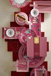 PIP STUDIO Oriental Flower Festival Dark Pink 盤子禮盒組21cm - 圖片 6