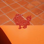 DOSEE麥麥大節慶金屬書籤/ 祥麟威鳳/ 紅 - 圖片 1