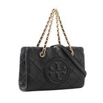 【TORY BURCH】Fleming 納帕皮革手提/斜背迷你二用托特包(黑色)/平行輸入 - 圖片 2