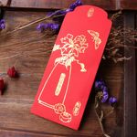 瑞文堂紅包袋/ 中/ 富貴平安/ 5入 - 圖片 1