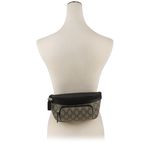 【GUCCI】GG Supreme 塗層帆布及皮革腰包(咖啡色)/ 平行輸入 - 圖片 8