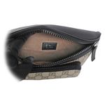 【GUCCI】GG Supreme 塗層帆布及皮革腰包(咖啡色)/ 平行輸入 - 圖片 6