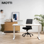 MOTTI 電動升降桌 Ceffio系列 120cm (不含安裝)三節式 雙馬達 辦公桌 電腦桌 坐站兩用 公司貨/ 120x淺木x白腳 - 圖片 9