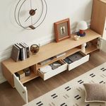 【橙家居・家具】/預購/米蘭系列1.8米二抽實木電視櫃 MLB-D4087 - 圖片 3