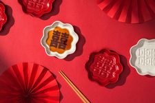 Mao's樂陶陶花見囍囍顯影醬油碟雙入禮盒組 - 圖片 3