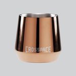 【送禮必買。禮盒】CROSSPACE雙層杯神諭茶聯名禮盒|純鈦雙層杯玫瑰金+杯蓋+Angel's Brew花草茶6包 - 圖片 2