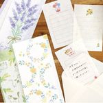 日本 Wa-Life 今日的信系列 一筆籤信封信紙組/ 白狗 - 圖片 4