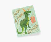 美國RIFLE PAPER 生日卡/ Dino-Mite - 圖片 2