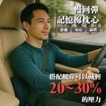 YARK 艷黑-涼感科技冰豆豆腰靠｜涼感透氣｜3D減壓｜輕巧便攜可水洗 - 圖片 4