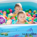 Leader X 海洋動物限定款 三層加厚充氣游泳池 1.5米 加大加厚款(充氣泳池 家庭戲水池 可摺疊戲水池 兒童充氣水池) - 圖片 4