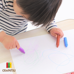 【日本 Crapitsu 蜂巢蠟筆】日本製兒童無毒12色蠟筆/ 紙盒款(可刻字版) - 圖片 4