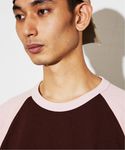 JS/COLOR BLOCK RAGLAN L/S/上衣/粉色(063)/L - 圖片 6