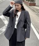 JS/WOOL-LIKE STRETCH JK/夾克/灰色(006)/038 - 圖片 6