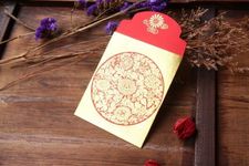 瑞文堂紅包袋/ 小/ 富貴花開/ 5入 - 圖片 1