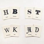 PAPERWORK活版印刷英文字母小卡/ Birthday - 圖片 3