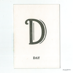 PAPERWORK活版印刷英文字母小卡/ Day - 圖片 1