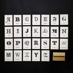 PAPERWORK活版印刷英文字母小卡/ Thanks - 圖片 5