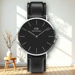Daniel Wellington DW 女錶-36mm Classic Sheffield 經典極簡美學手錶-銀框(DW00100145) - 圖片 1
