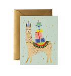 美國RIFLE PAPER 生日卡/ Llama Birthday - 圖片 1