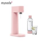 【加碼贈1L水瓶2入】mysoda北歐木質氣泡水機(粉)WD002-LP - 圖片 1