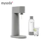 【加碼贈1L水瓶2入】mysoda北歐木質氣泡水機(灰)WD002-MG - 圖片 1
