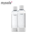 Mysoda 專用水瓶 1L(2入)-白 - 圖片 1