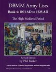 DBMM Army Lists: Book 4 The High Medieval Period 1071 AD to 1525 AD - 圖片 1
