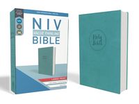 NIV, Value Thinline Bible, Large Print, Imitation Leather, Blue - 圖片 1