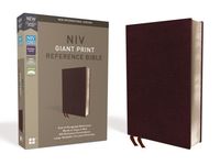 NIV, Reference Bible, Giant Print, Bonded Leather, Burgundy, Red Letter Edition, Comfort Print - 圖片 1