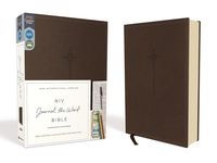 NIV, Journal the Word Bible, Imitation Leather, Brown, Red Letter Edition, Comfort Print: Reflect, Take Notes, or Create Art Next to Your Favorite Ver - 圖片 1