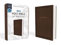 NIV, Holy Bible, Soft Touch Edition, Imitation Leather, Brown, Comfort Print - 圖片 1