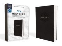 NIV, Holy Bible, Soft Touch Edition, Imitation Leather, Black, Comfort Print - 圖片 1