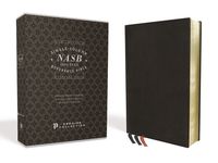 Nasb, Single-Column Reference Bible, Premium Leather, Goatskin, Black, Premier Collection, 1995 Text, Comfort Print - 圖片 1