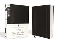 Nasb, Journal the Word Reference Bible, Hardcover, Black, Elastic Closure, Red Letter Edition, 1995 Text, Comfort Print: Let Scripture Explain Scriptu - 圖片 1