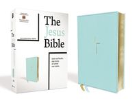 The Jesus Bible, NIV Edition, Leathersoft, Blue, Comfort Print - 圖片 1