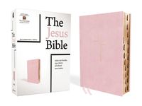 The Jesus Bible, NIV Edition, Leathersoft Over Board, Pink, Indexed, Comfort Print - 圖片 1