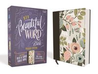 Niv, Beautiful Word Bible, Updated Edition, Peel/Stick Bible Tabs, Cloth Over Board, Multi-Color Floral, Red Letter, Comfort Print: 600+ Full-Color Il - 圖片 1