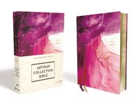 Niv, Artisan Collection Bible, Cloth Over Board, Pink, Art Gilded Edges, Red Letter Edition, Comfort Print - 圖片 1