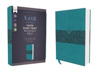 Nasb, Super Giant Print Reference Bible, Leathersoft, Teal, Red Letter Edition, 1995 Text, Comfort Print - 圖片 1
