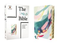 The Jesus Bible Artist Edition, Niv, Leathersoft, Multi-Color/Teal, Thumb Indexed, Comfort Print - 圖片 1