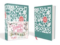 Niv, Beautiful Word Coloring Bible for Girls, Leathersoft Over Board, Teal: Hundreds of Verses to Color - 圖片 1